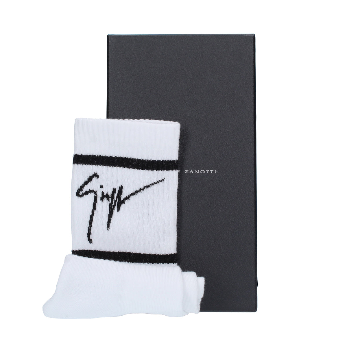 Calzini in tessuto misto cotone bianco 