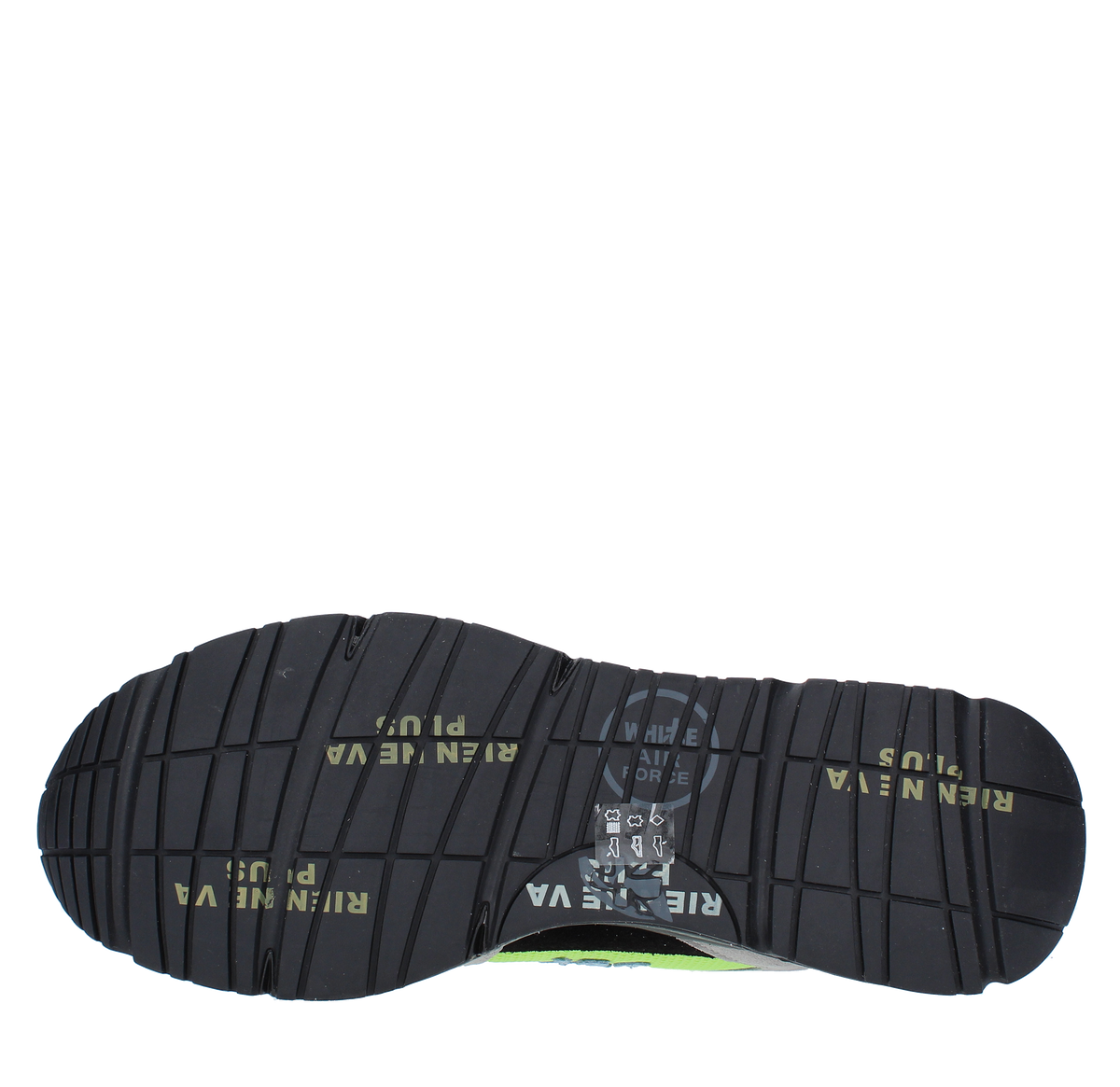 Sneakers in pelle tessuto e camoscio 