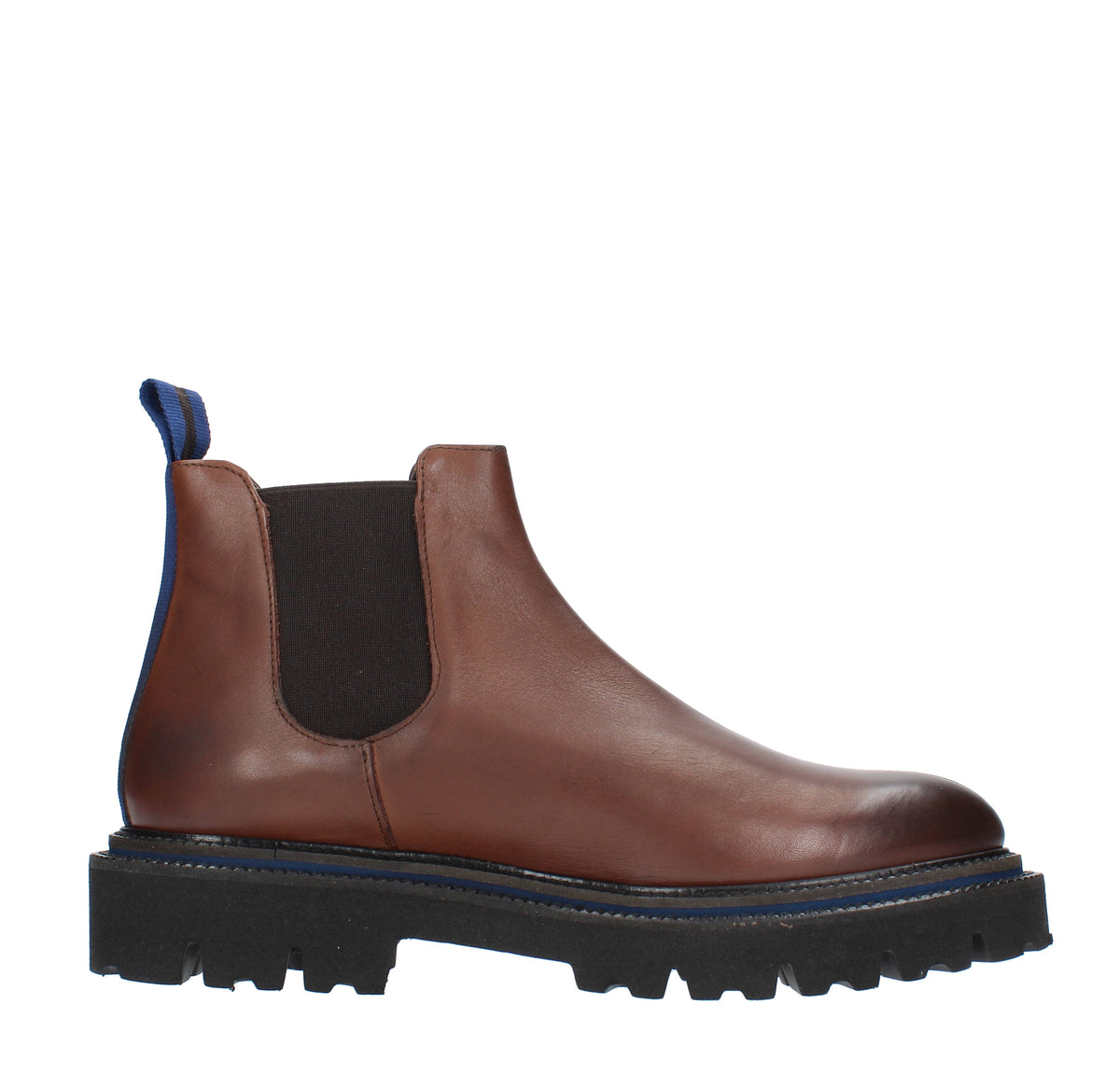 Stivaletti Beatles modello 5360 in pelle e tessuto 