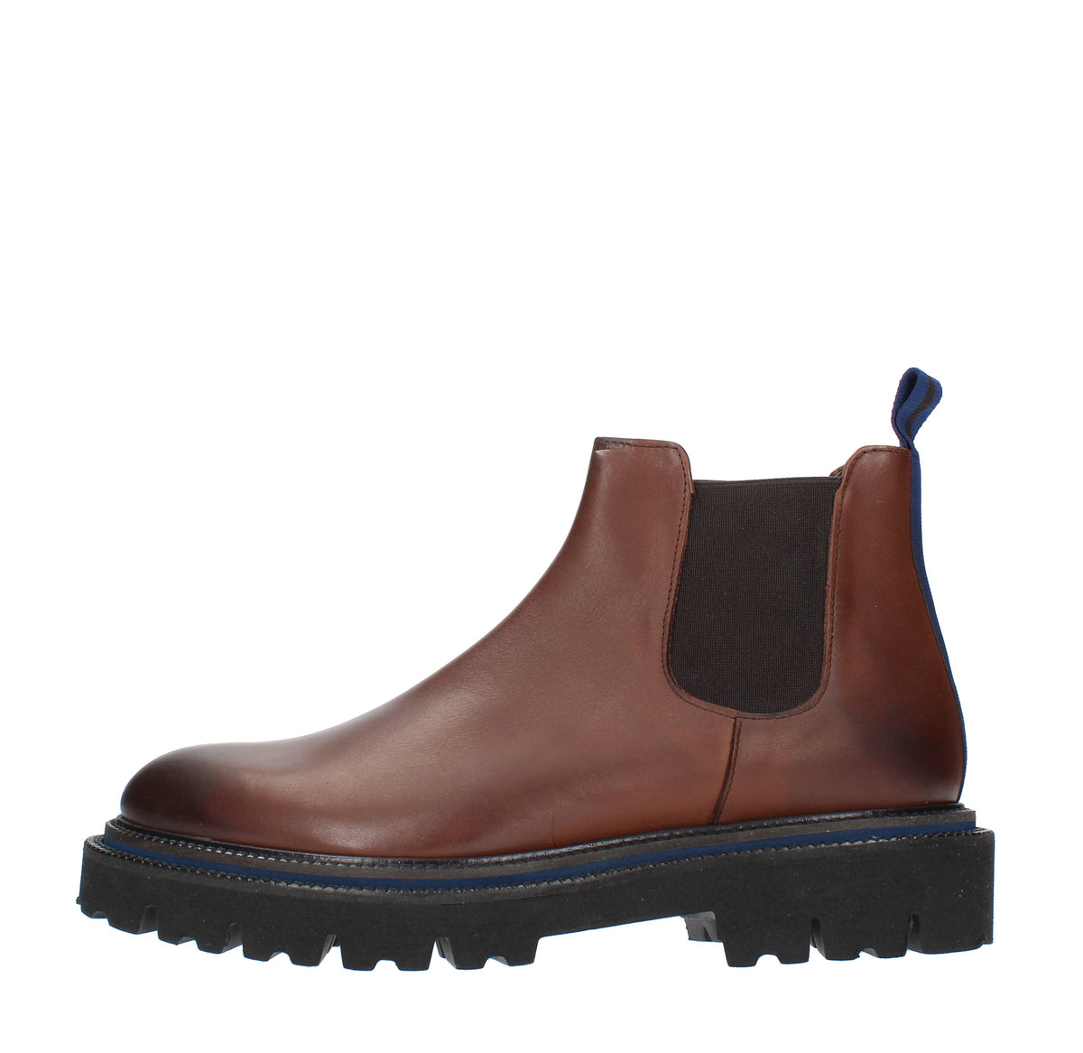 Stivaletti Beatles modello 5360 in pelle e tessuto 