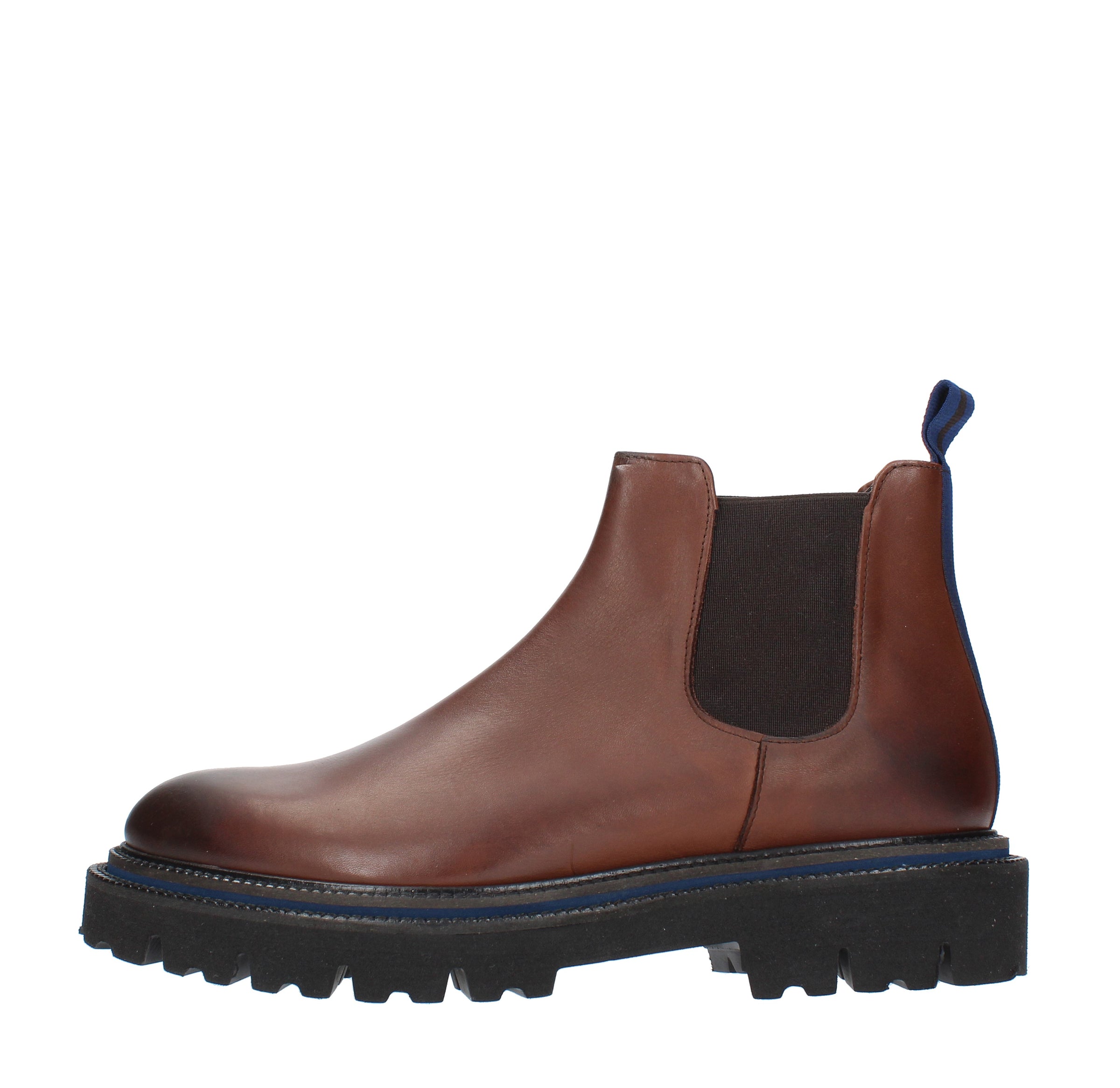 Stivaletti Beatles modello 5360 in pelle e tessuto 