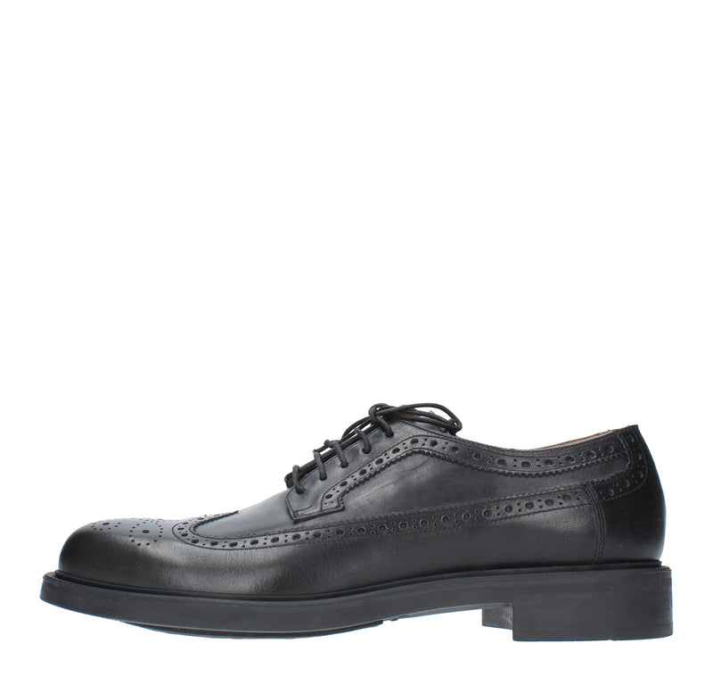 Stringate modello 206-19 in pelle 