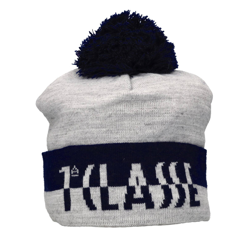 Cappellino con pom-pon in tessuto acrilico 