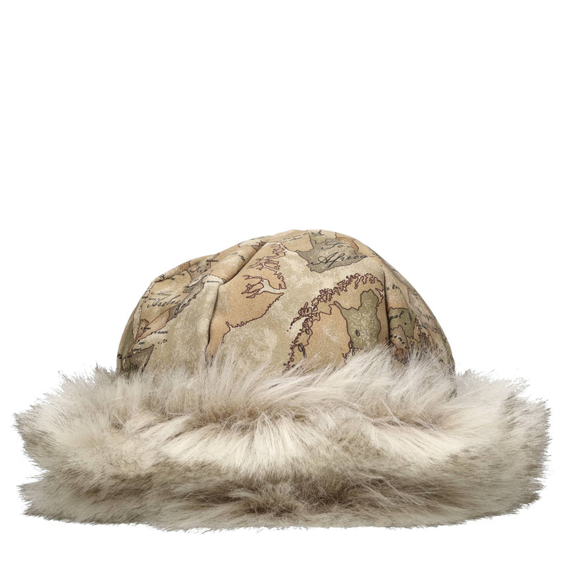 Colbacco in eco-nabuk con bordo in eco-pelliccia 
