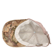 Cappello da baseball in tessuto scamosciato con logo ricamato 
