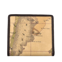 Portafolgio mini bifolder Geo classic in pelle ed ecopelle 