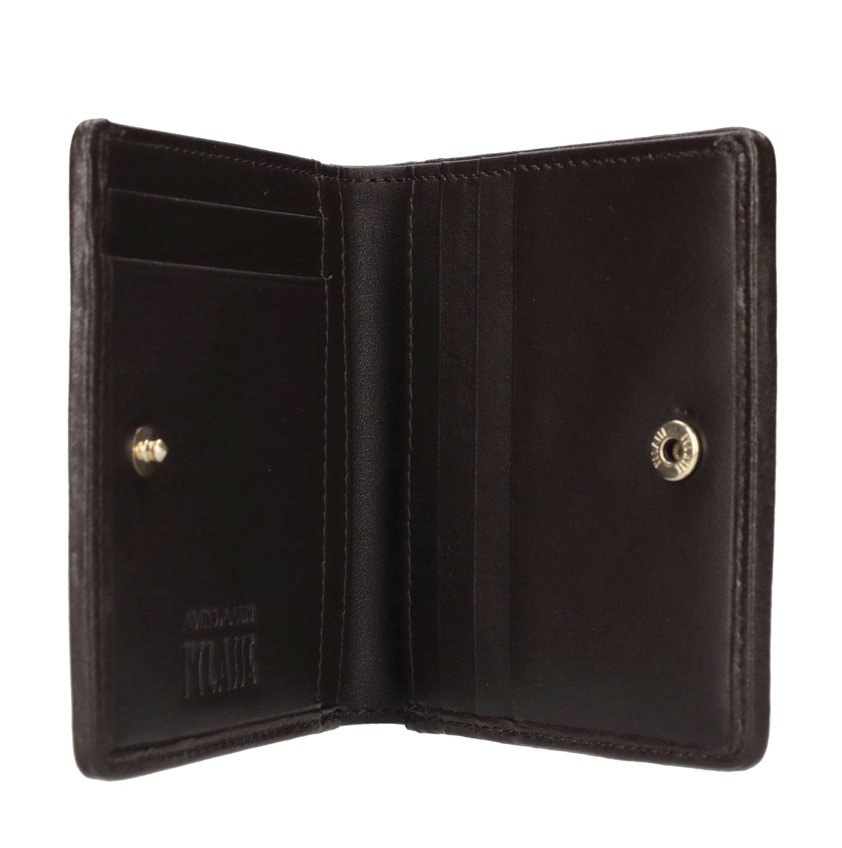 Portafolgio mini bifolder Geo classic in pelle ed ecopelle 