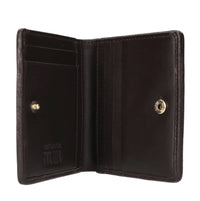 Portafolgio mini bifolder Geo classic in pelle ed ecopelle 