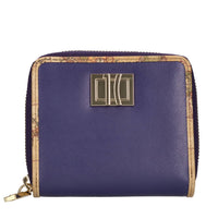 Winter lux portafoglio zip around piccolo in pelle ed ecopelle 
