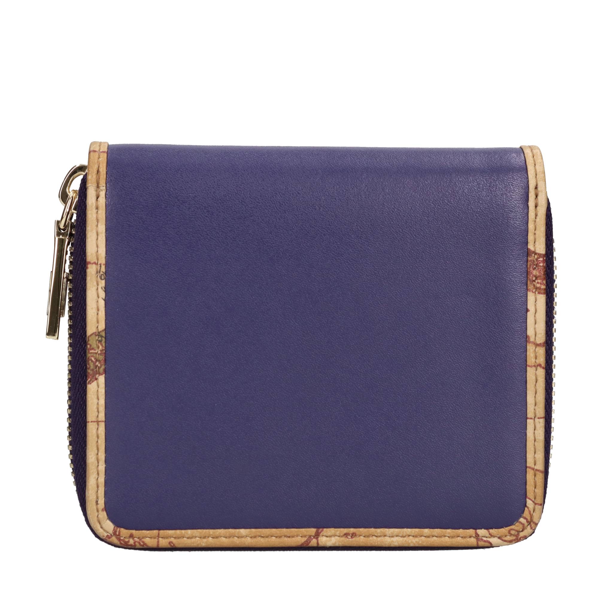 Winter lux portafoglio zip around piccolo in pelle ed ecopelle 
