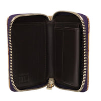 Winter lux portafoglio zip around piccolo in pelle ed ecopelle 