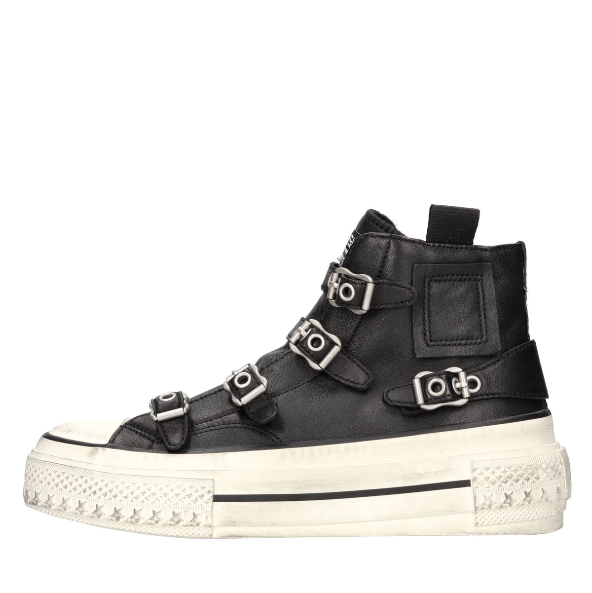 Sneakers alte modello RAINBOW in pelle 
