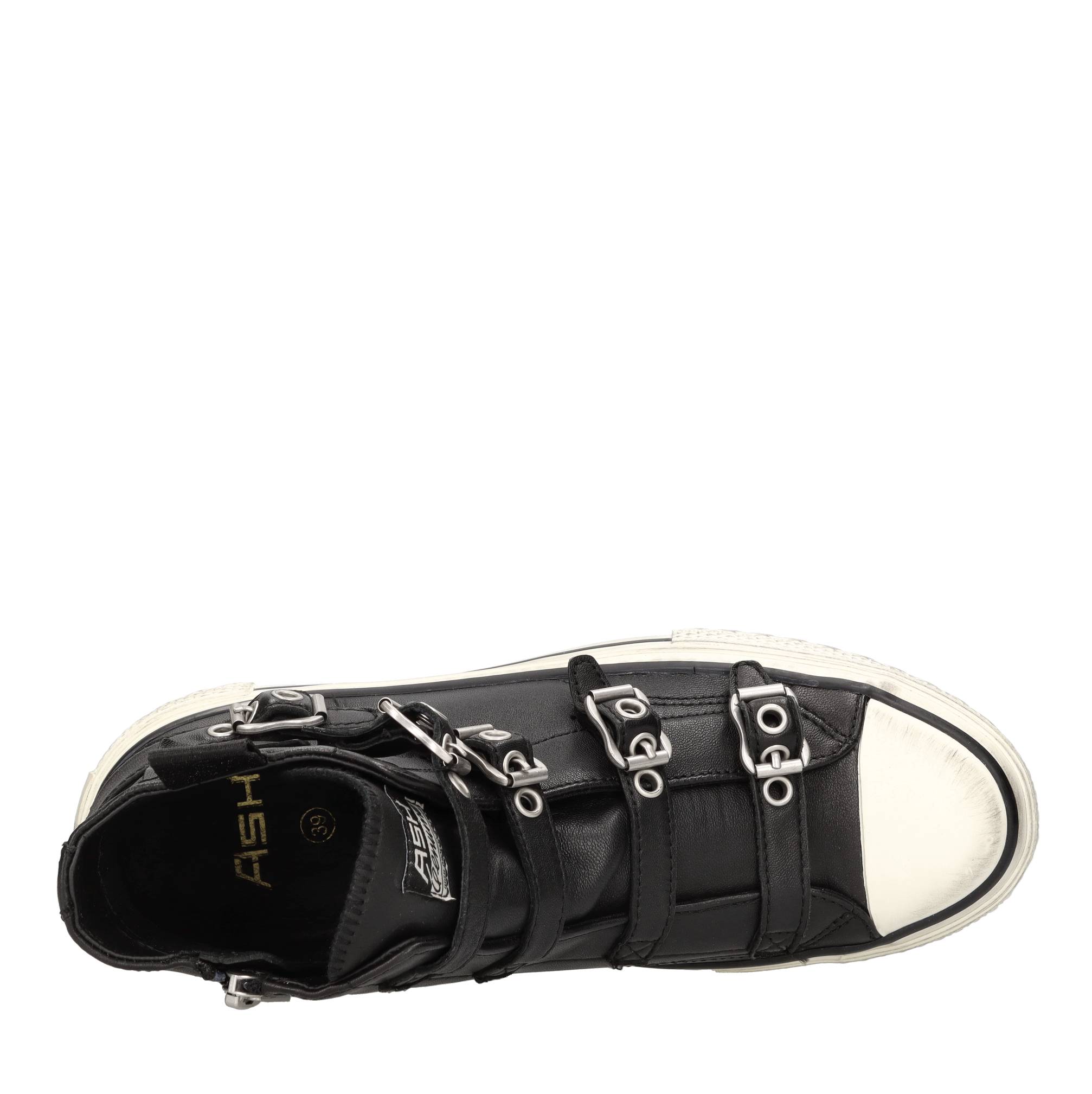 Sneakers alte modello RAINBOW in pelle 