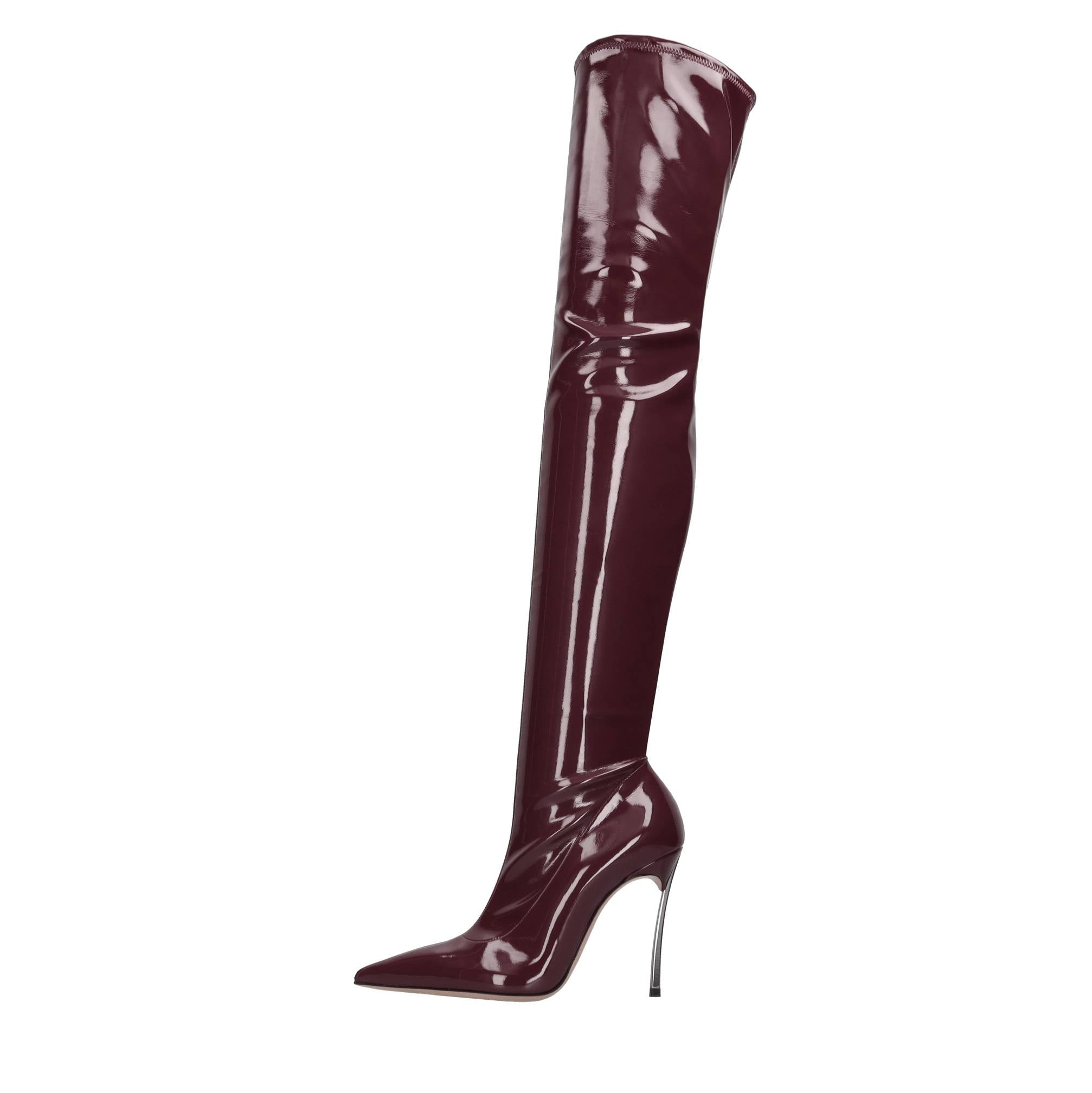 Stivali cuissard Superblade in ecopelle stretch lucida 