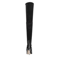 Stivali cuissard Superblade in pelle ed ecocamoscio stretch 