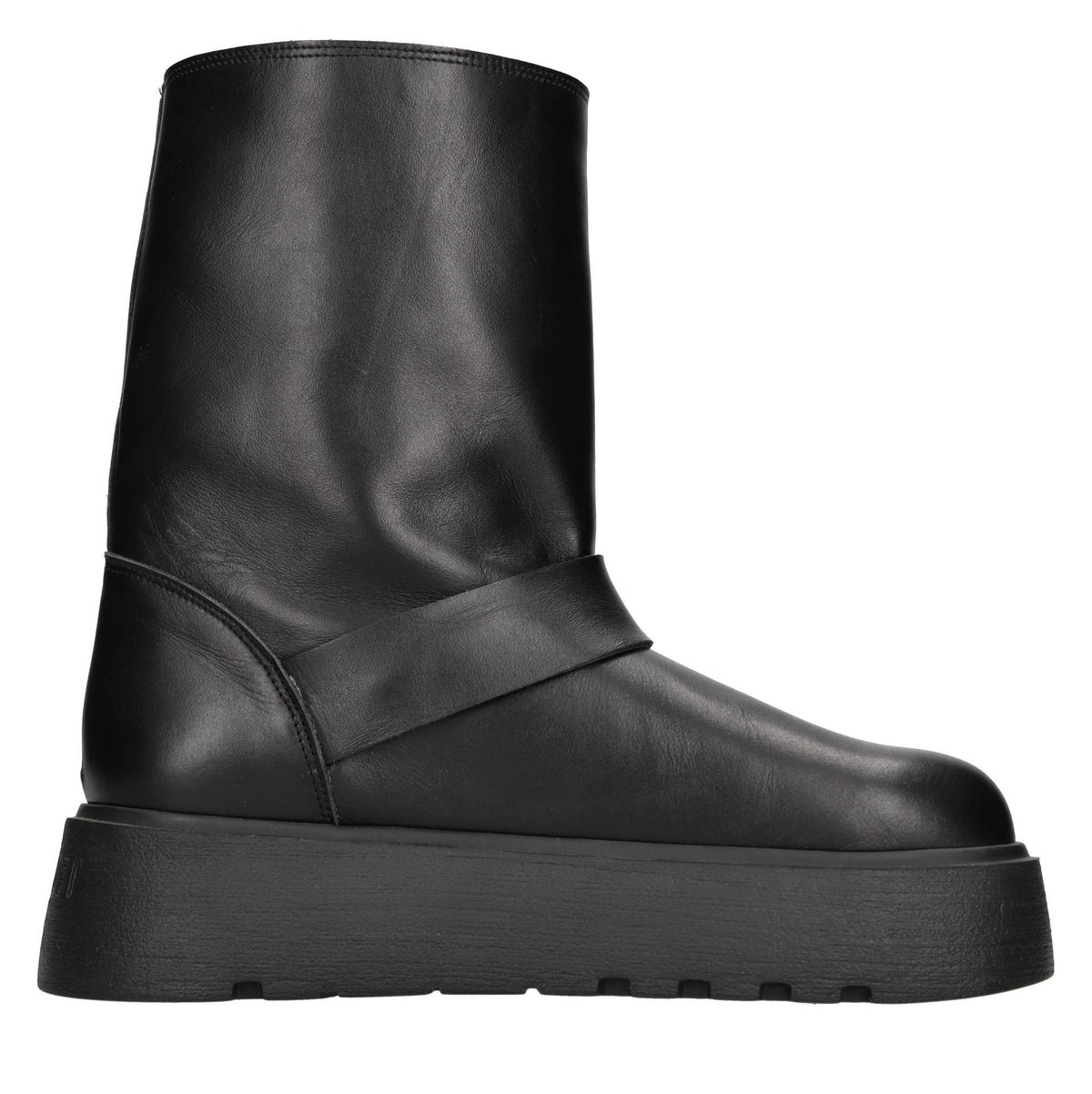 Stivaletti biker in pelle 