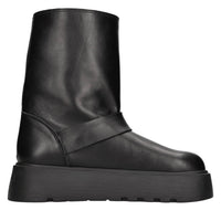 Stivaletti biker in pelle 