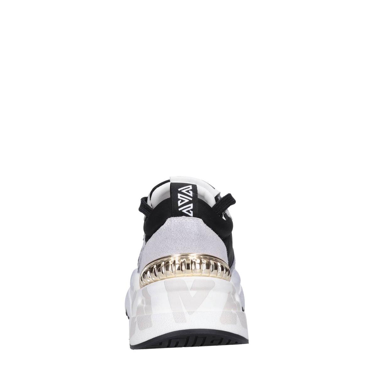 Sneakers in tessuto e camoscio 