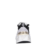 Sneakers in tessuto e camoscio 