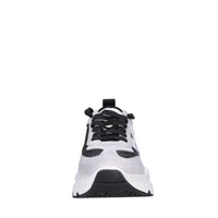 Sneakers in tessuto e camoscio 