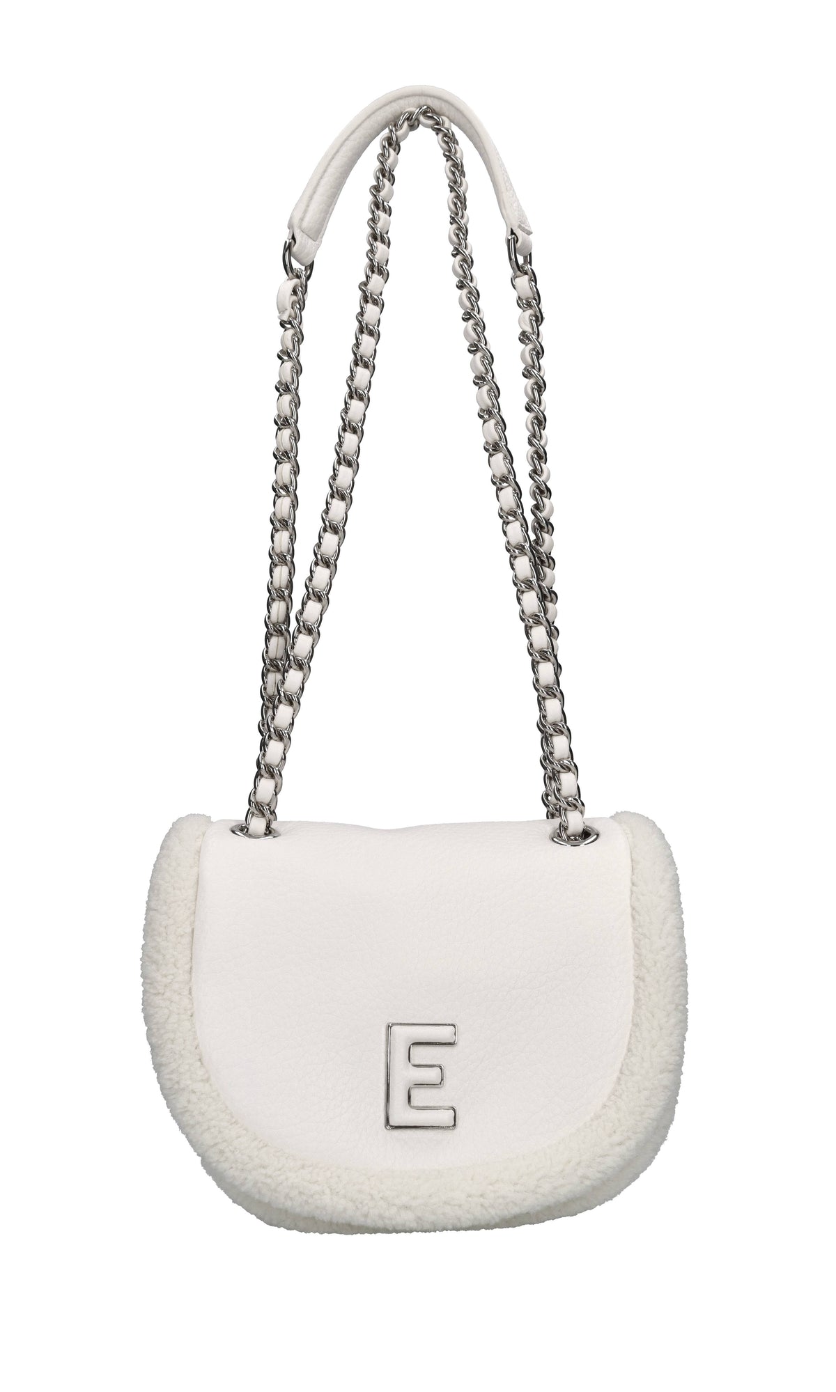 Borsa in ecopelle ed ecopelliccia 