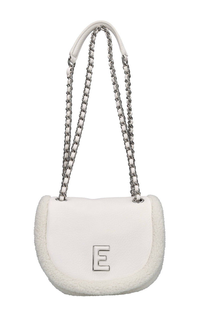 Borsa in ecopelle ed ecopelliccia 