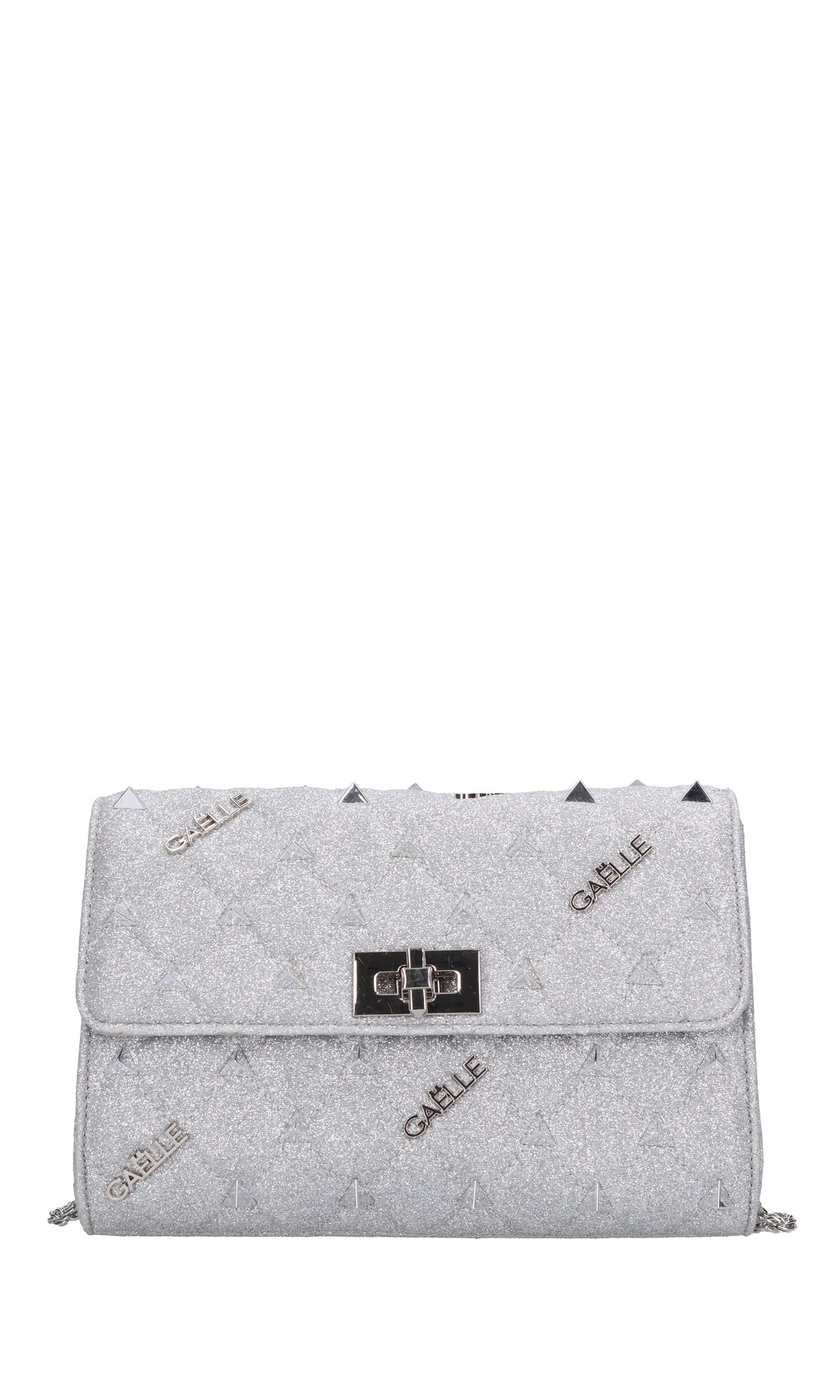 Borsa in tessuto glitterato 