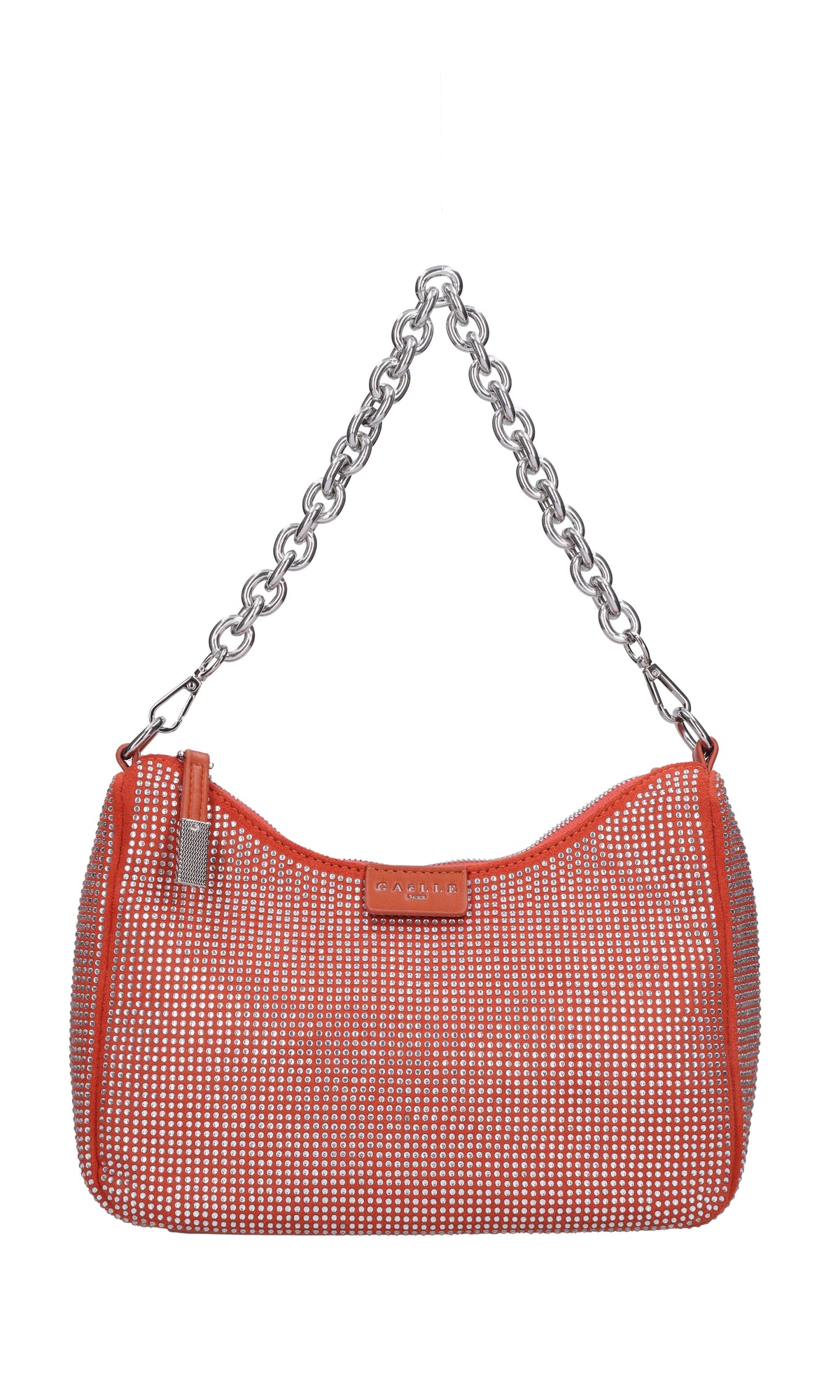 Borsa in ecopelle con strass 