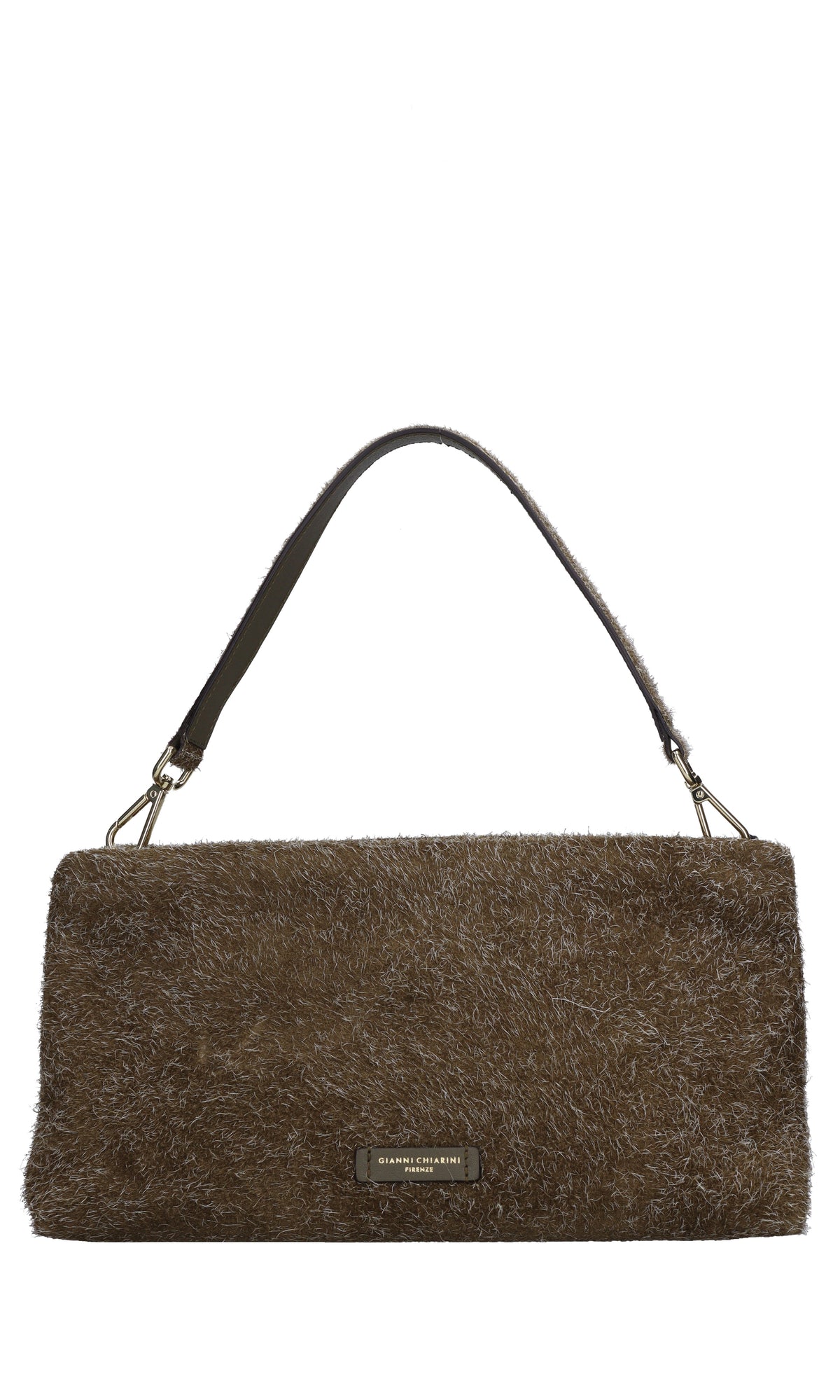 Borsa in camoscio e pelle 