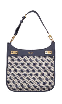 Borsa in tessuto ed ecopelle 
