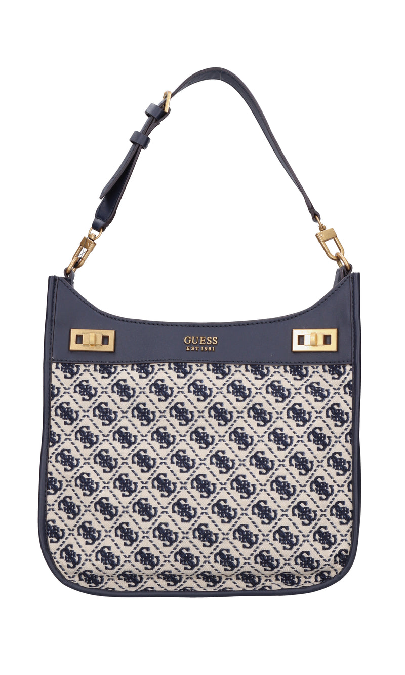 Borsa in tessuto ed ecopelle 