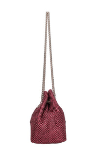 Borsa in tessuto e brillantini 