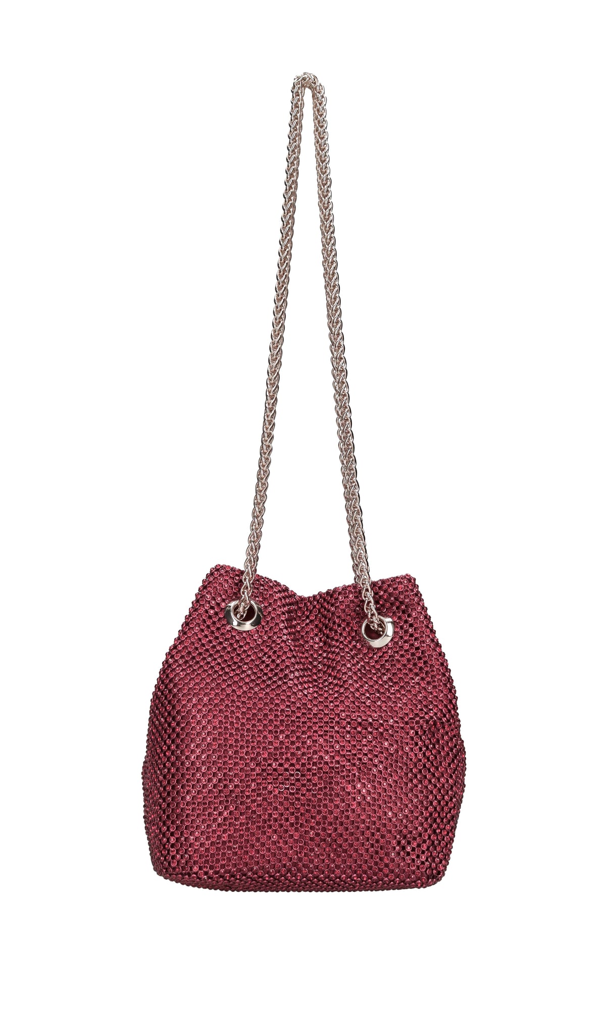 Borsa in tessuto e brillantini 