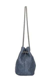 Borsa in tessuto e brillantini 