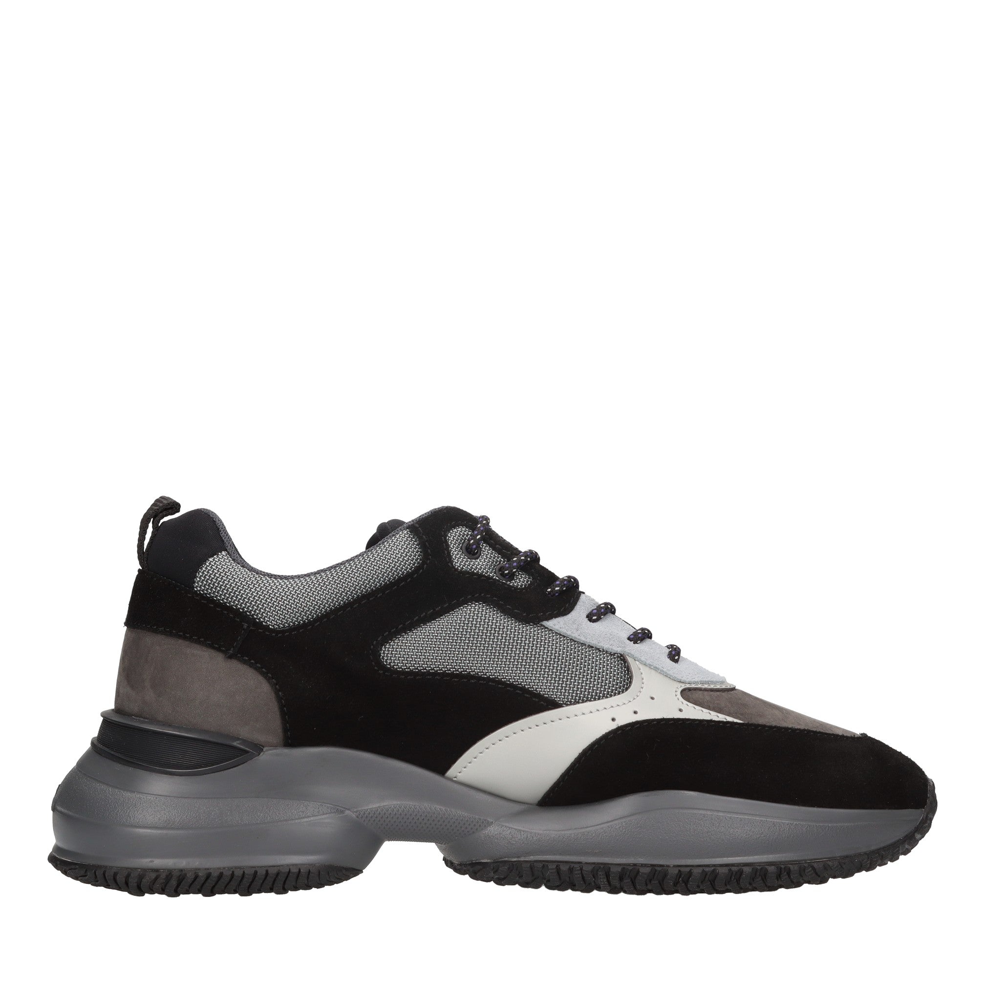 Sneakers multimateriale 
