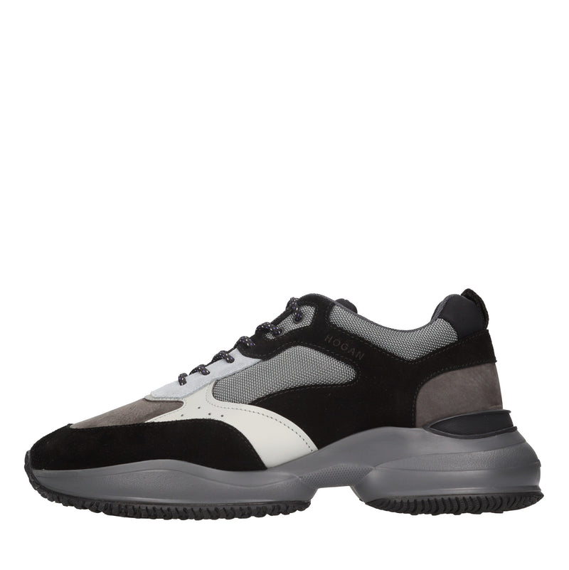 Sneakers multimateriale 
