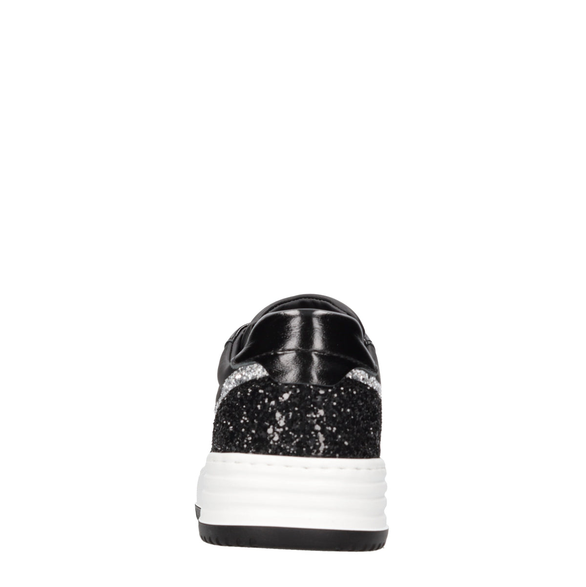 Sneakers in pelle e strass 