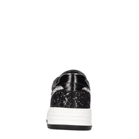 Sneakers in pelle e strass 
