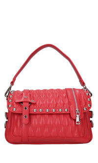 Borsa in ecopelle e borchie 