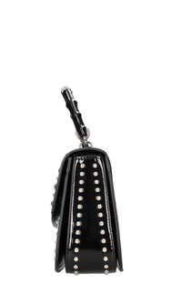 Borsa in pelle e borchie 