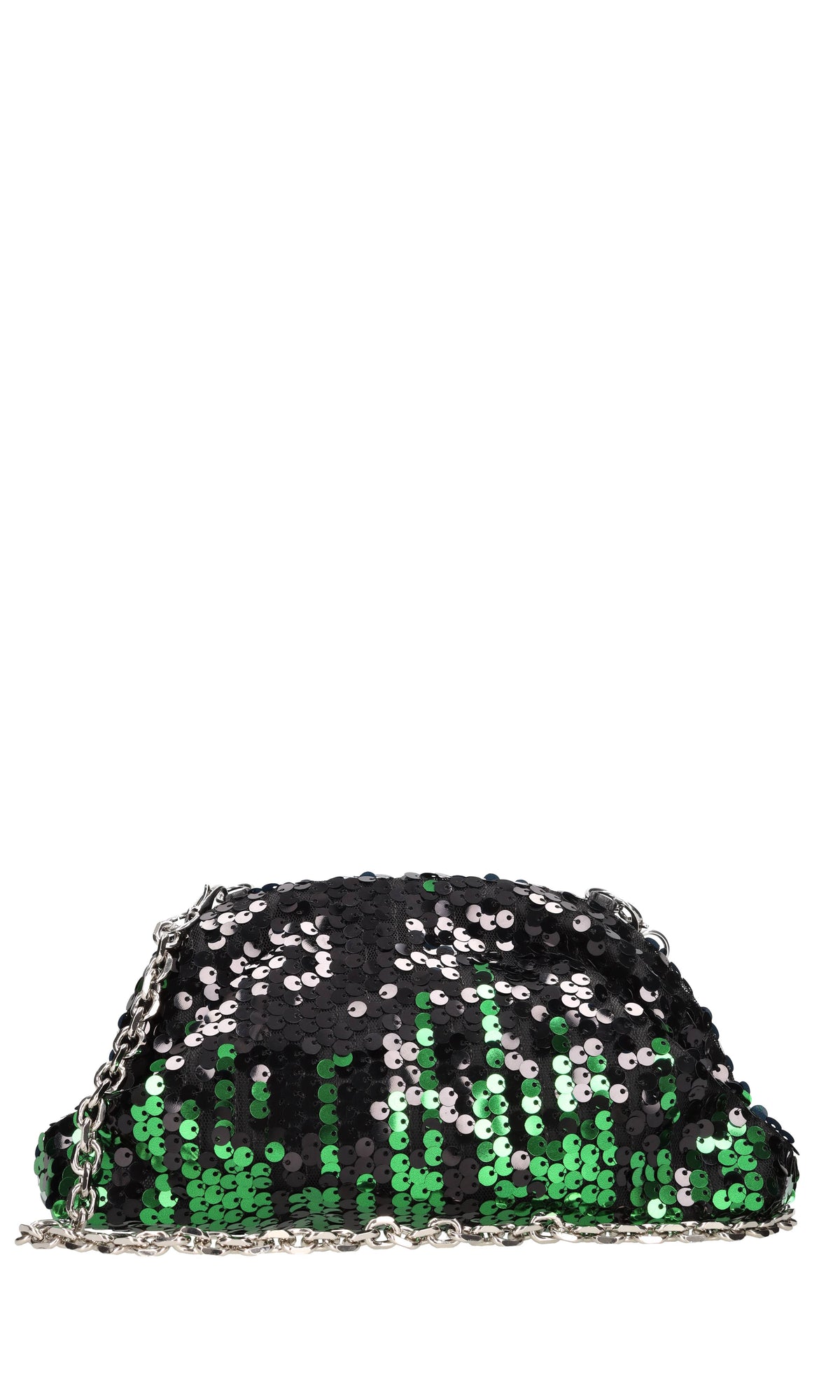 Borsa in tessuto e strass 