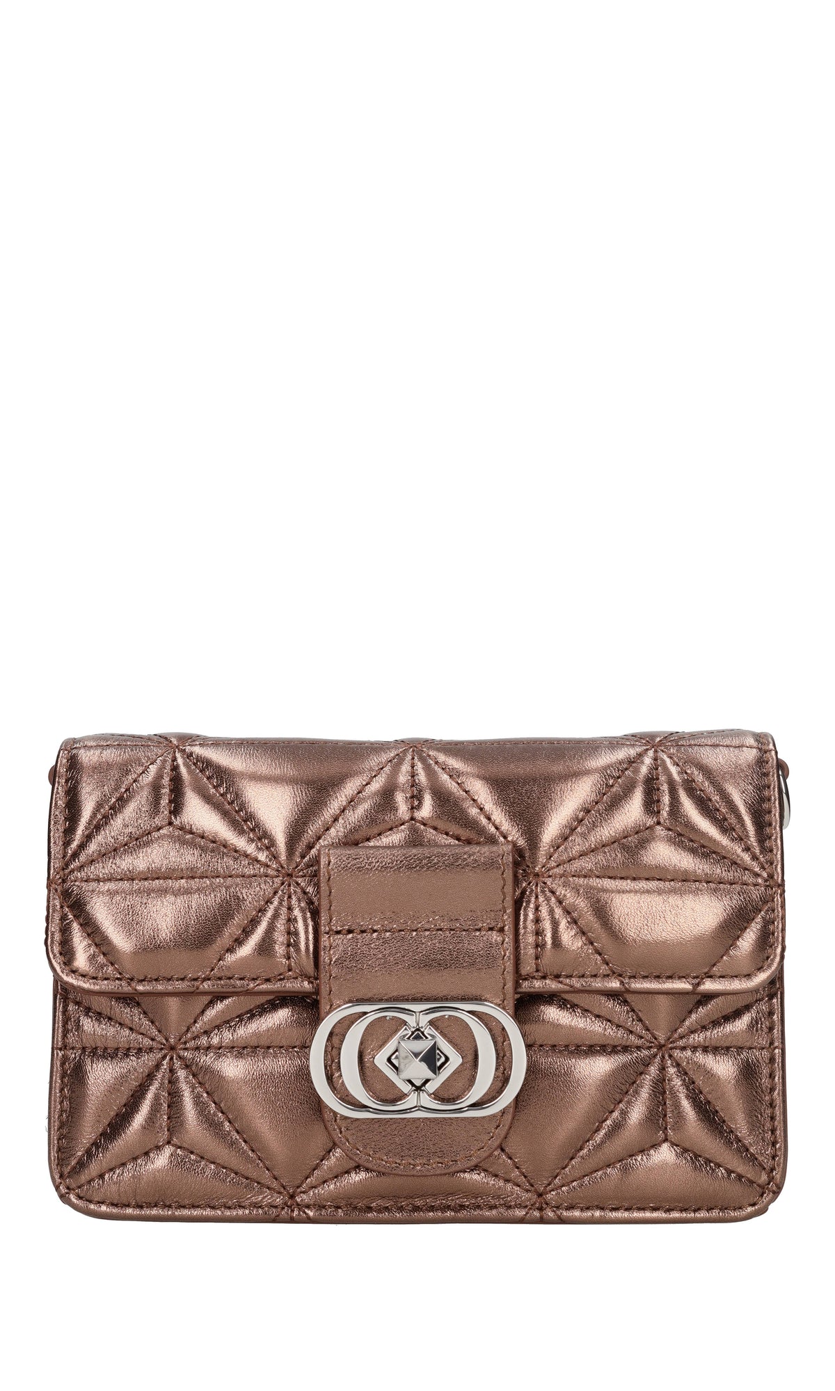 Borsa in pelle laminata 