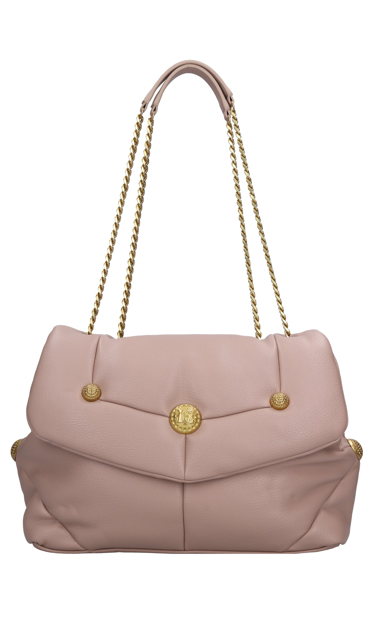 Borsa Stud lc Bowling in ecopelle 