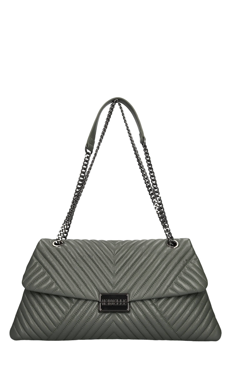 Borsa Alexis Big Metalassé in pelle 