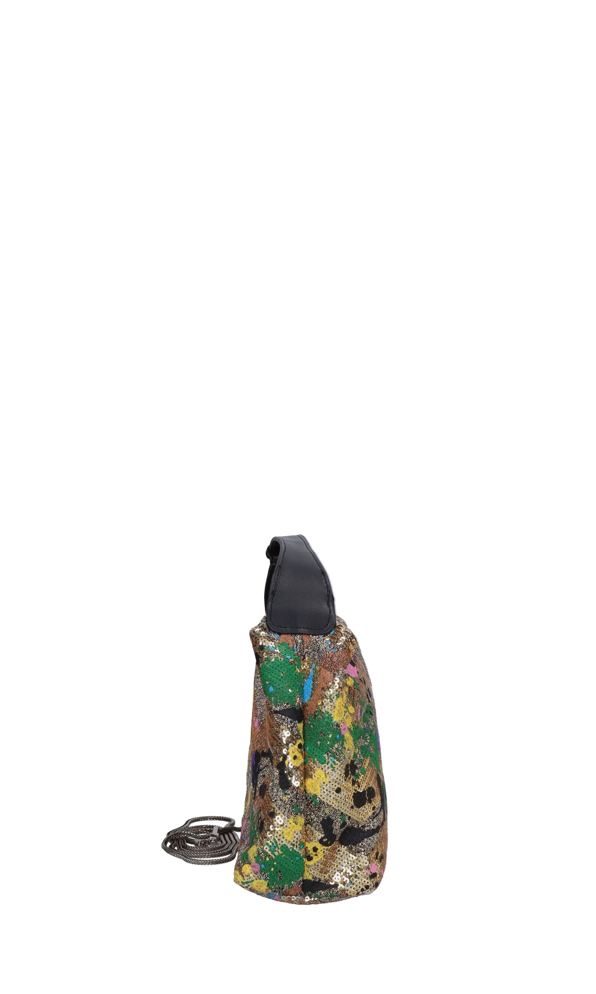 Borsa in tessuto e paillettes 