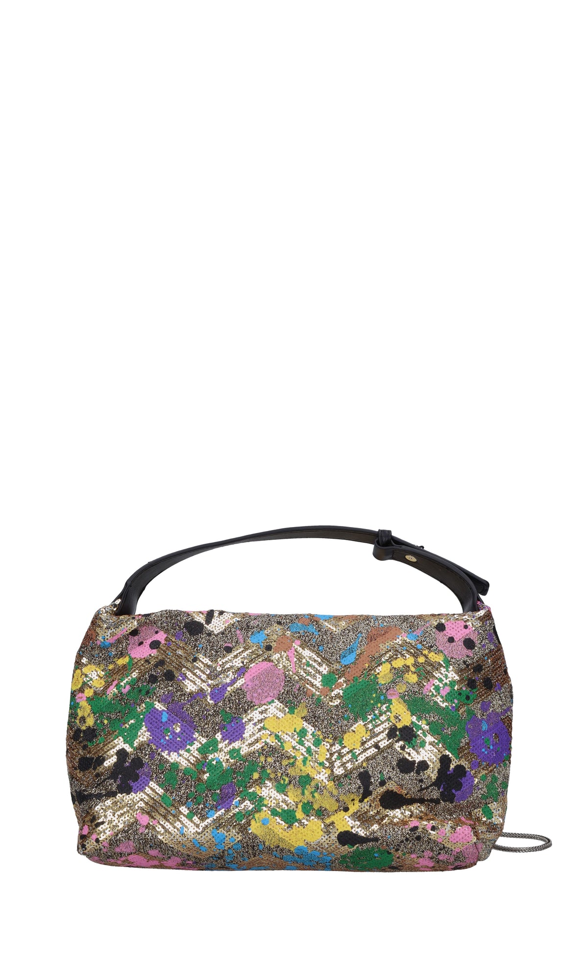 Borsa in tessuto e paillettes 
