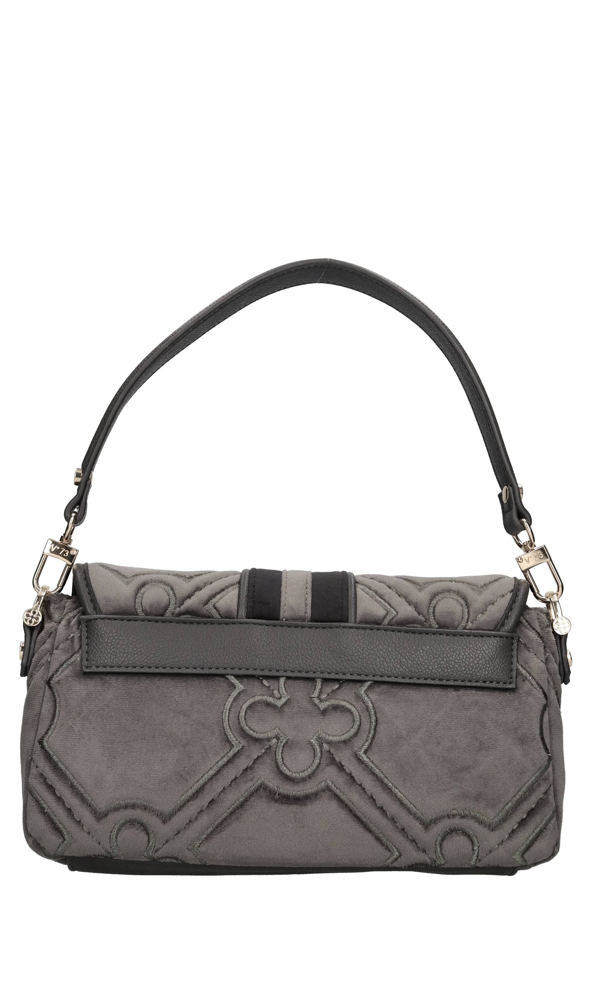 Borsa in velluto ed ecopelle 