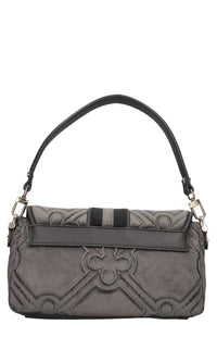 Borsa in velluto ed ecopelle 