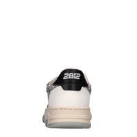 Sneakers in pelle e glitter 