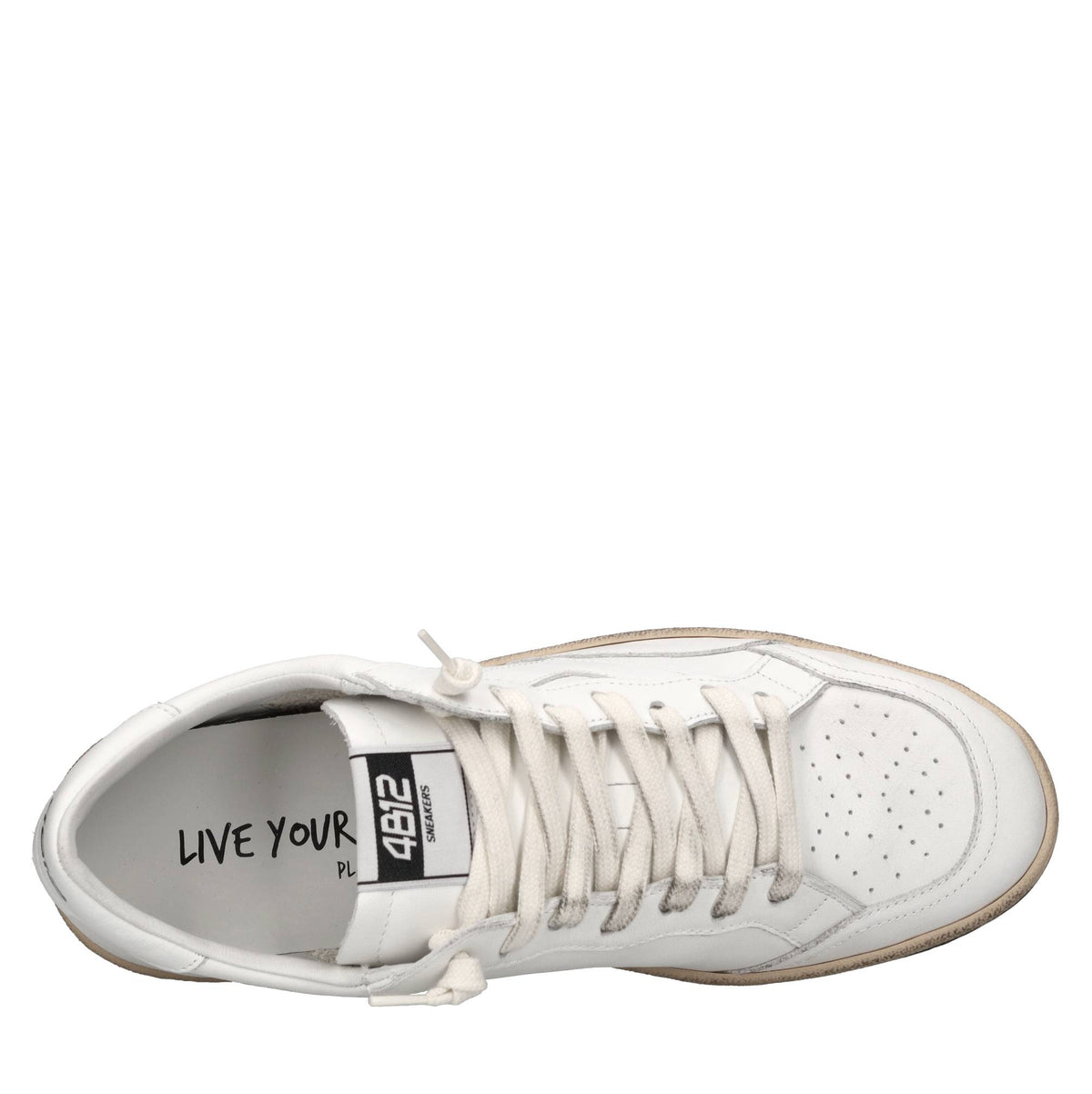 Sneakers in pelle e camoscio 